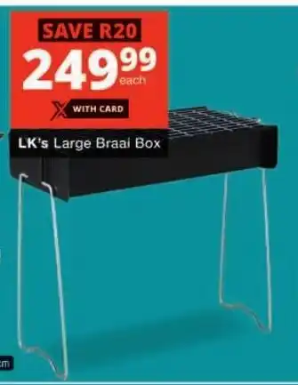 Checkers LK's Large Braai Box offer