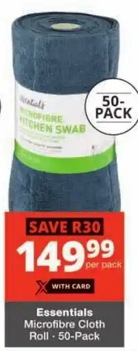 Essentials Microfibre Cloth Roll