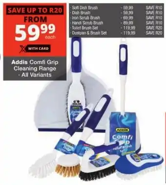 Checkers Addis Comfi Grip Cleaning Range offer