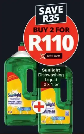 Checkers Sunlight Dishwashing Liquid offer