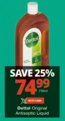 Checkers Dettol Original Antiseptic Liquid offer
