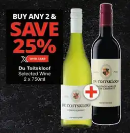 Checkers Du Toitskloof Selected Wine offer