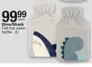 Checkers Hyper Dino/Shark Felt Hot Water Bottle 2Ltr-Each offer
