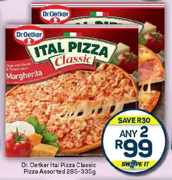 Pick n Pay Hypermarket Dr. Oetker Ital Pizza Classic Pizza Assorted offer