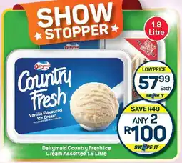 Pick n Pay Hypermarket Dairymaid Country Fresh Ice Cream Assorted offer