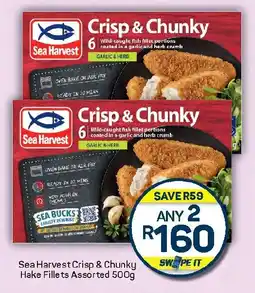 Pick n Pay Hypermarket Sea Harvest Crisp & Chunky Hake Fillets Assorted offer