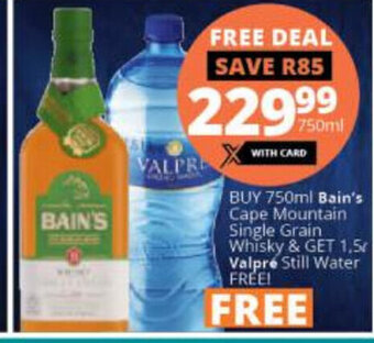 Bain's Cape Mountain Single Grain Whisky 750ml