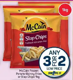 Pick n Pay Hypermarket McCain Frozen Potato Skinny Fries or Slap Chips offer