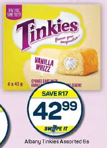 Pick n Pay Hypermarket Albany Tinkies Assorted offer