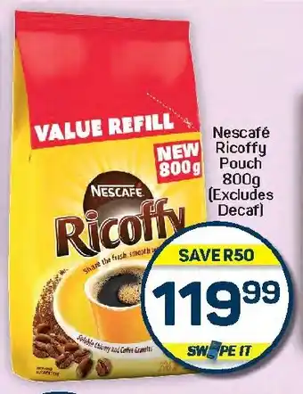 Pick n Pay Hypermarket Nescafé Ricoffy Pouch (Excludes Decaf) offer