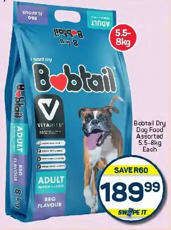 Pick n Pay Hypermarket Bobtail Dry Dog Food Assorted offer