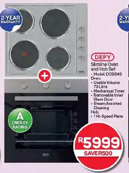 Pick n Pay Hypermarket DEFY Slimline Oven and Hob Set offer