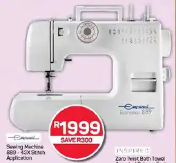 Pick n Pay Hypermarket Empisal Sewing Machine 889-43X Stitch Application offer