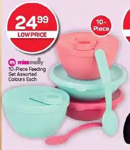 Pick n Pay Hypermarket Missmolly Feeding Set Assorted Colours Each offer