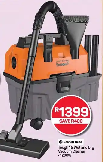 Pick n Pay Hypermarket Bennett Read Tough 15 Wet and Dry Vacuum Cleaner offer