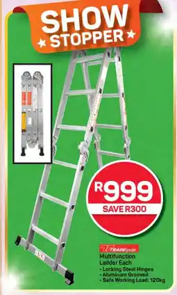 Pick n Pay Hypermarket TRADEquip Multifunction Ladder Each offer