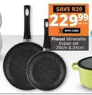 Flonal Mineralite Frypan Set 20cm & 24cm-Per Set