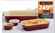 Unicase 4 Piece Bakeware Set-Per Set