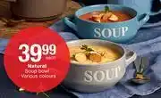 Natural Soup Bowl-Each
