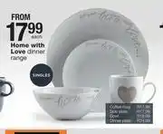 Checkers Hyper Dinnerware Home With Love Dinner Range (Singles)-Each offer