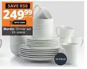 Checkers Hyper Nordic 24 Piece Dinner Set-Per Set offer
