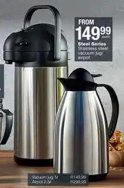 Checkers Hyper Steel Series Stainless Steel Vacuum Jug/ Airport-Each offer