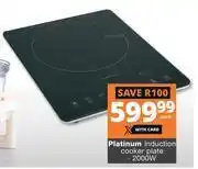 Checkers Hyper Platinum 2000W Induction Cooker Plate-Each offer