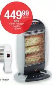 Checkers Hyper SCE 1200W 3 Bar Helogen Heater offer
