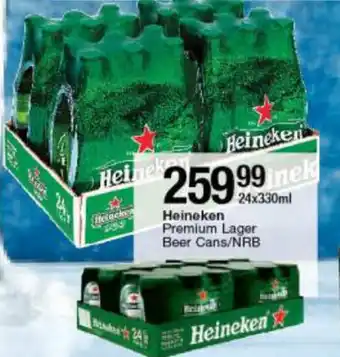 Checkers Liquor Shop Heineken Premium Lager Beer 24x330ml offer