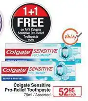 Dis-Chem Colgate Sensitive Pro Relief Toothpaste-75ml Each offer