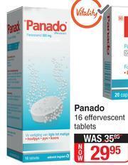 Dis-Chem Panado 16 Effervescent Tablets offer