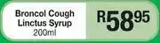 Broncol Cough Linctus Syrup-200ml