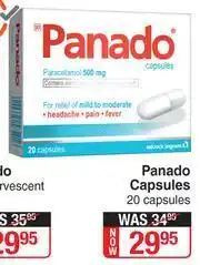Dis-Chem Panado Capsules-20 Capsules offer