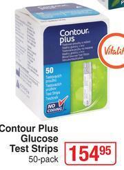 Contour Plus Glucose Test Strips-50 Pack