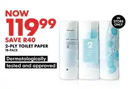 Woolworths 2-ply toilet paper offer