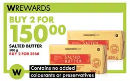 Woolworths Salted butter offer