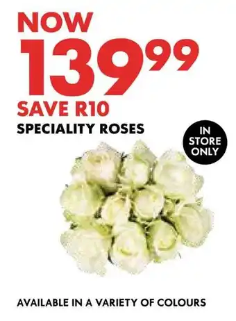 Woolworths Speciality roses offer