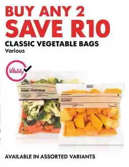 Woolworths Classic vegetable bags offer