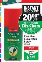 EF-Active Eucalyptus Spray-125ml