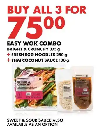 Woolworths Buy all 3 for 75 offer