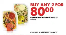 Woolworths Fresh prepared salads offer