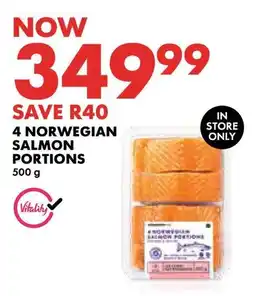 Woolworths Norwegian salmon portions offer