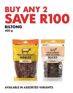 Woolworths Biltong offer