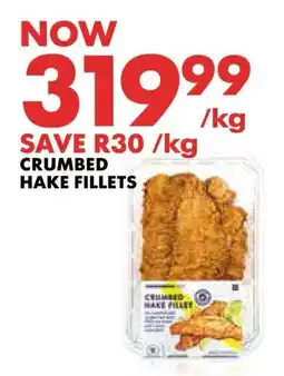 Woolworths Crumbed hake fillets offer