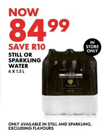 Woolworths Still or sparkling water offer