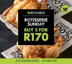 Woolworths Rotisserie sunday offer
