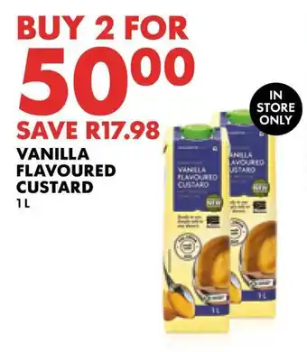 Woolworths Vanilla flavoured custard offer