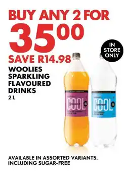 Woolworths Woolies sparkling flavoured drinks offer