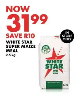 Woolworths White star super maize meal offer