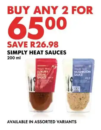 Woolworths Simply heat sauces offer